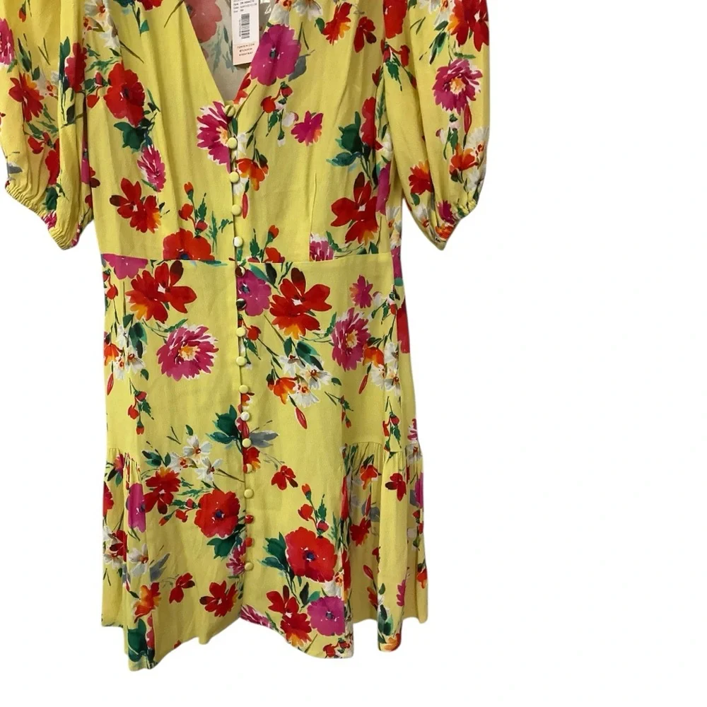 NWT Yumi Kim Golden Hour Dress Floral Sunnyside Yellow SM